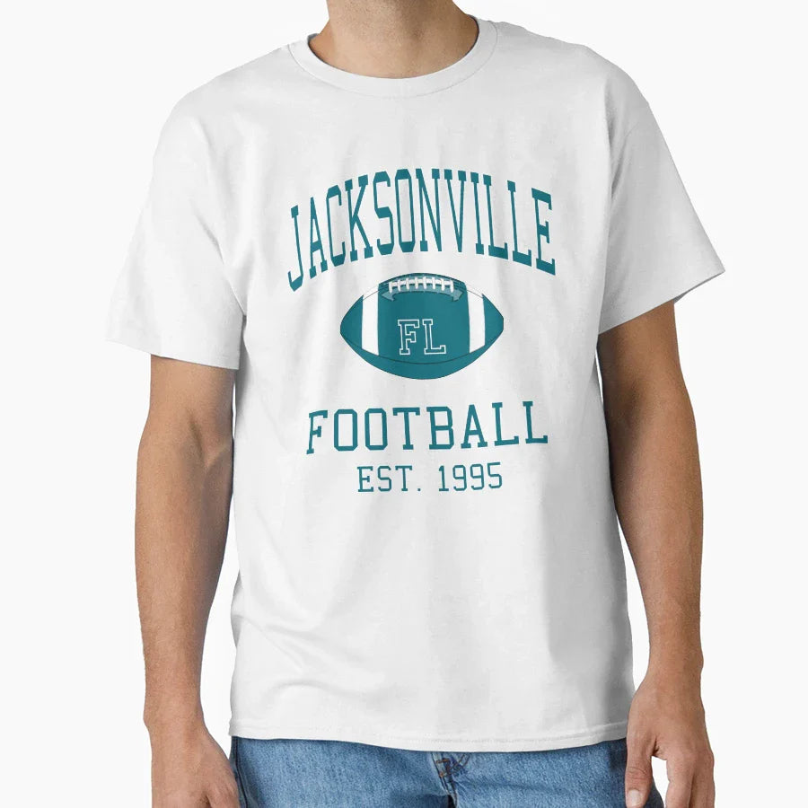 Jacksonville Football T-Shirt - Trendy Graphic Unisex
