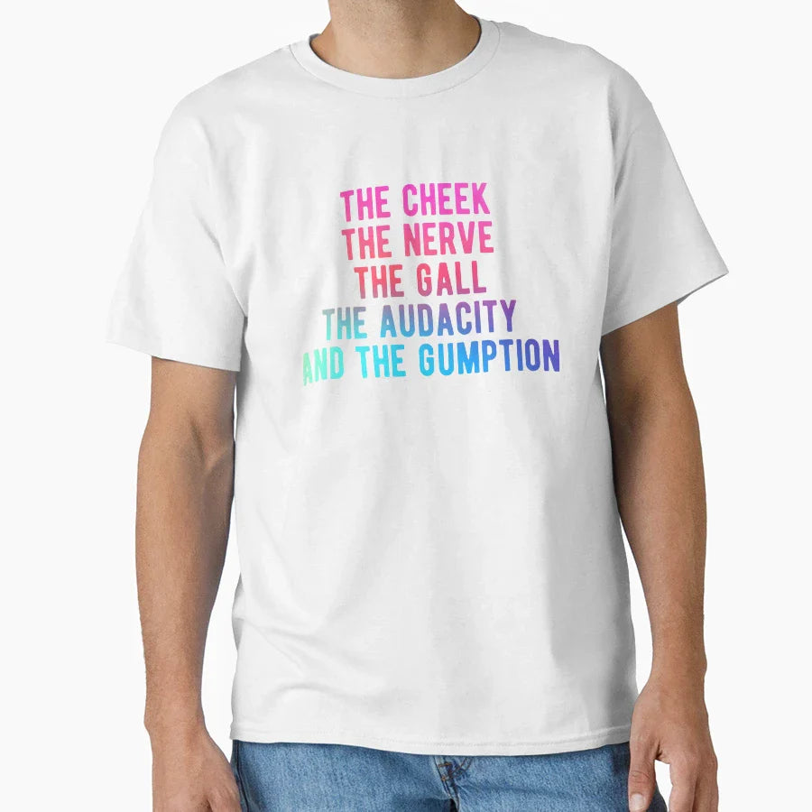 Tayce Cheek T-Shirt - Fun Novelty Design Men Women