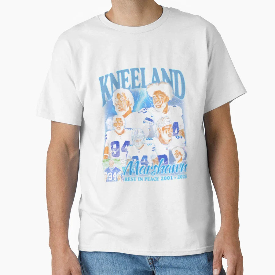 Rip Marshawn Kneelands Rest Peace 2001 T-Shirt - Fun Novelty Design Unisex