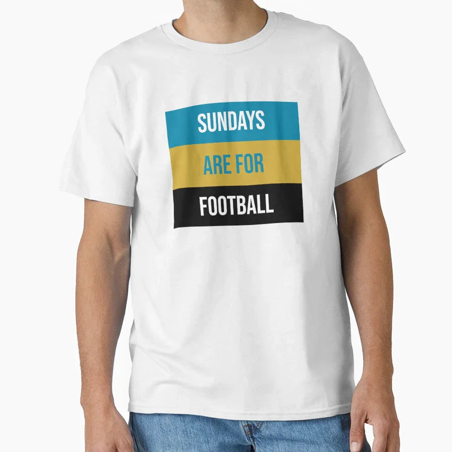 Sundays Are Football T-Shirt - Fun Novelty Design Unisex
