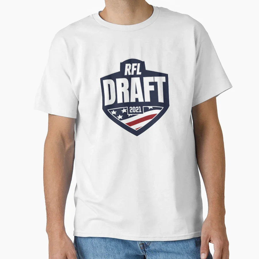 2021 Rfl Draft Logo T-Shirt - Casual Everyday Wear Men Women