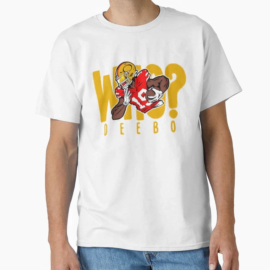 Who Deebo T-Shirt - Minimalist Print for Adults
