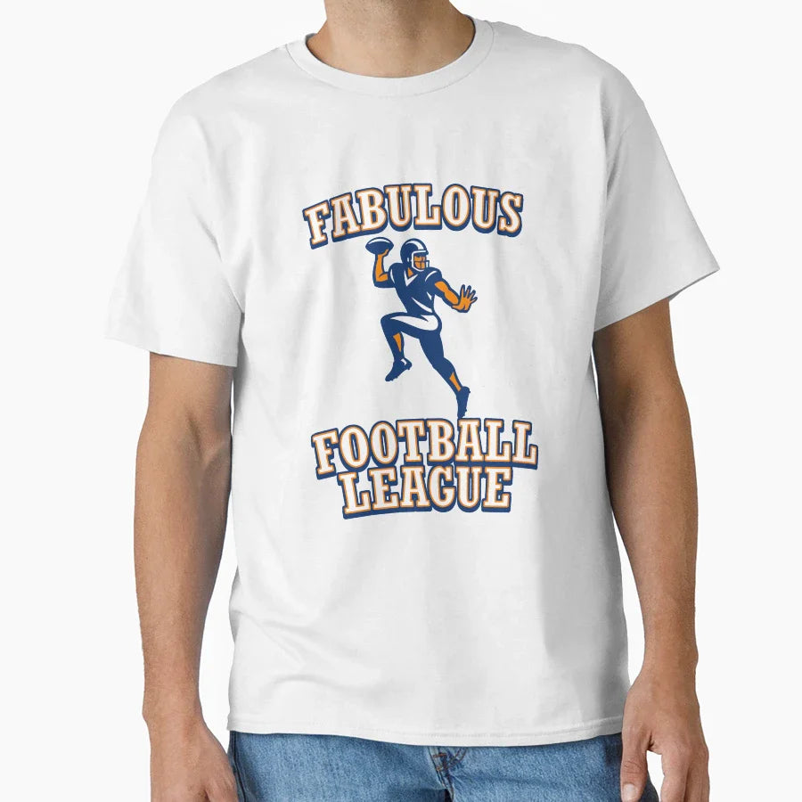 Fabulous Football League T-Shirt - Fun Novelty Design for Adults