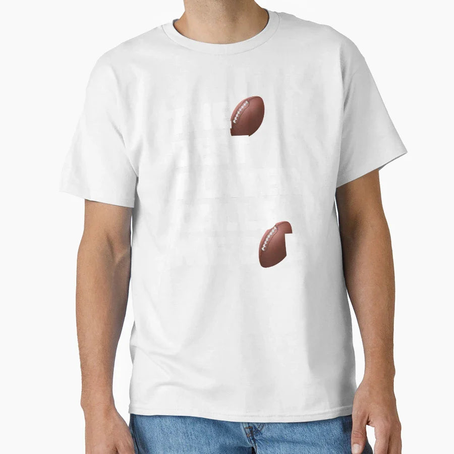 Best Football Player Calls Me Dad T-Shirt - Minimalist Print for Adults