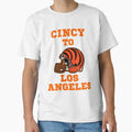 Cincinnati Football Fans T-Shirt - Minimalist Print Unisex