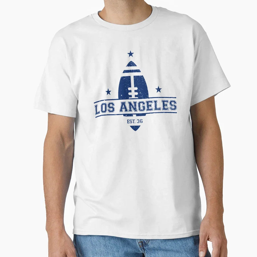 Los Angeles American Football T-Shirt - Casual Everyday Wear for Adults