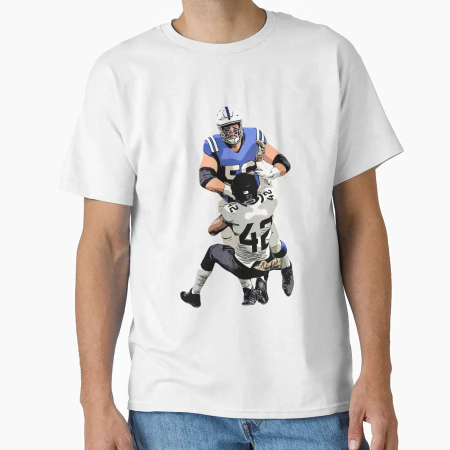 Quenton Nelson Colts Nfl T-Shirt - Trendy Graphic for Adults