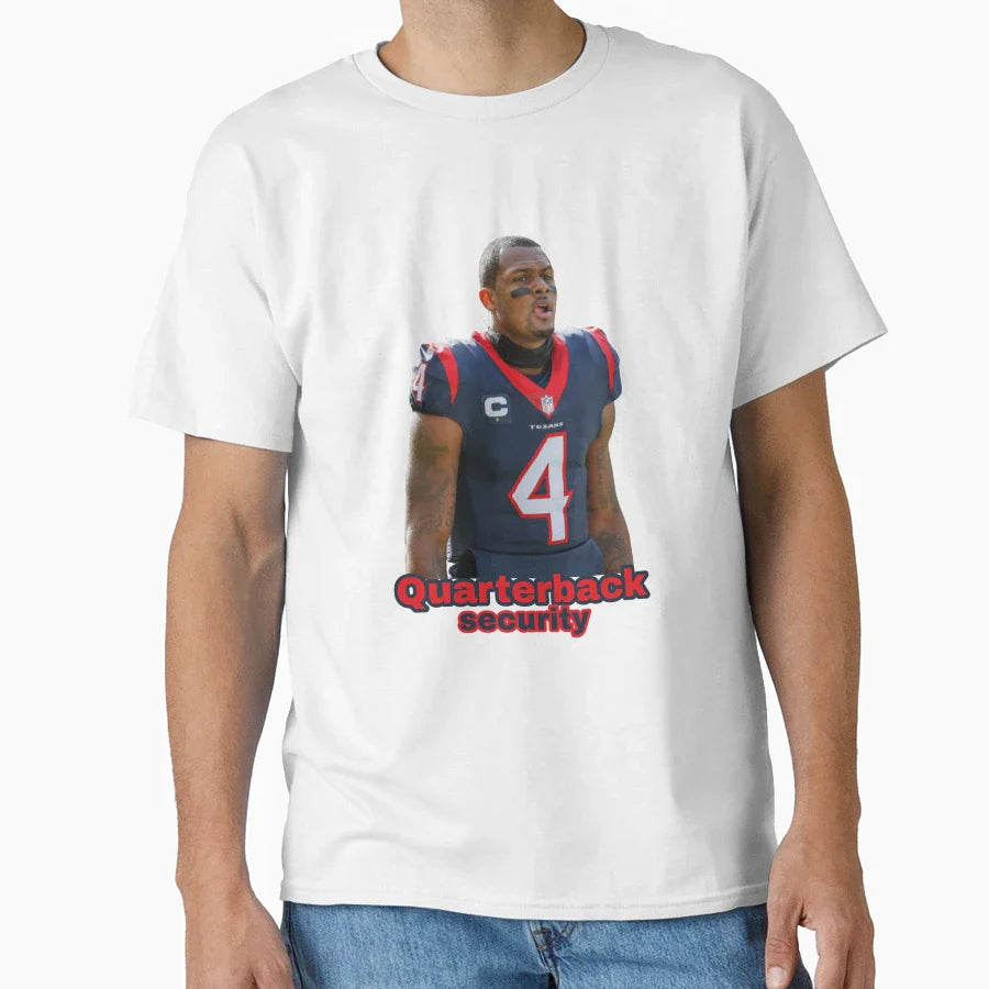 Quarterback Security Football T-Shirt - Streetwear Style for Adults