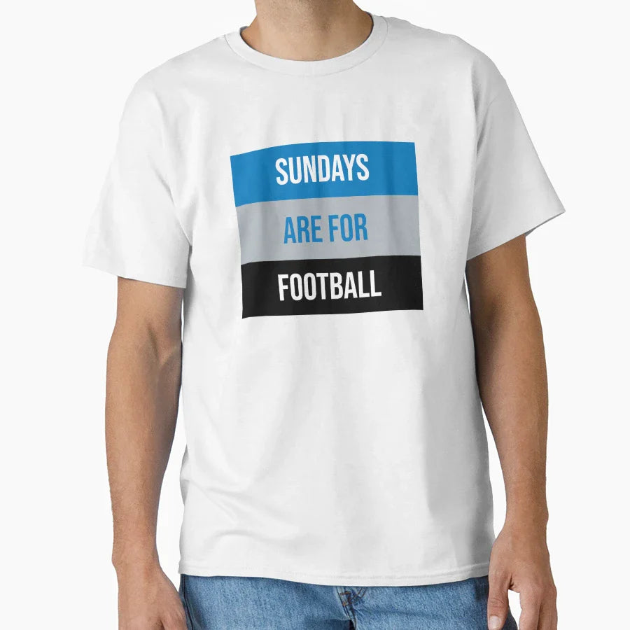 Sundays Are Football T-Shirt - Unique Graphic for Adults