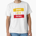 Sundays Are Football T-Shirt - Unique Graphic Men Women