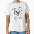Happy Jack Russell Terrier T-Shirt - Casual Everyday Wear Men Women