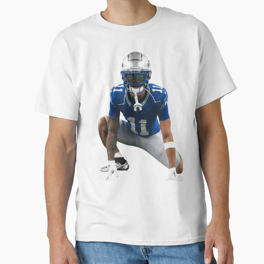 Jaxon Smith Njigba Seattle Seahawks T-Shirt - Custom Art Print Men Women