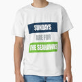 Sundays Are Seahawks T-Shirt - Custom Art Print for Adults