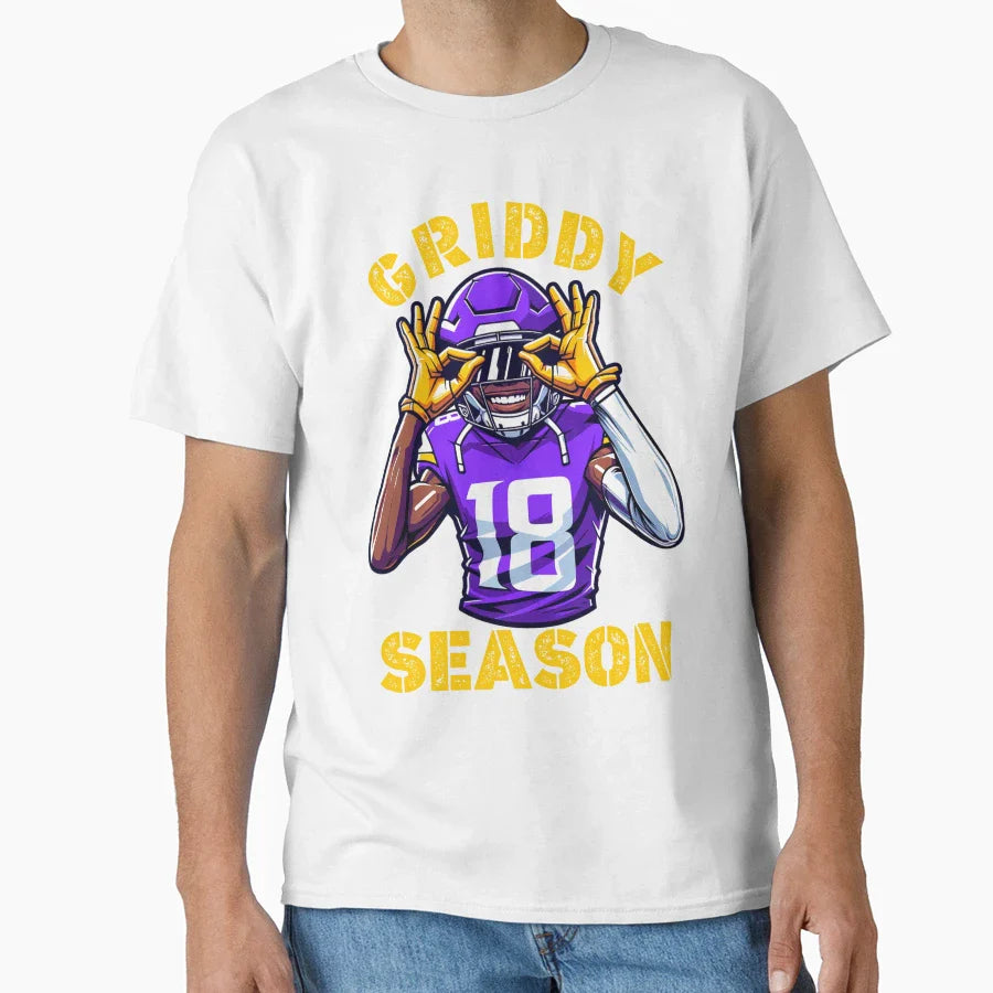 Griddy Season T-Shirt - Trendy Graphic Unisex