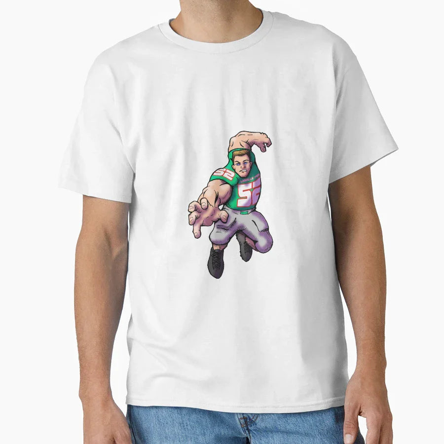 Payton Football T-Shirt - Custom Art Print Men Women