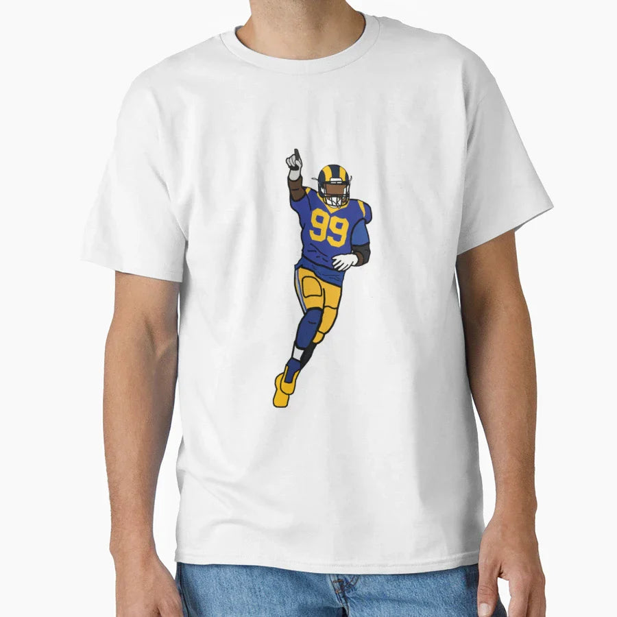 Aaron Donald Sack Celebration Los T-Shirt - Trendy Graphic Men Women