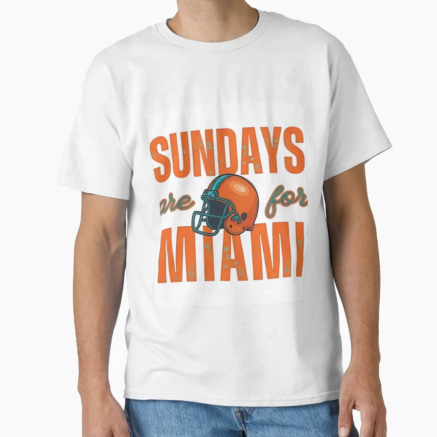 Miami Dolphins T-Shirt - Graphic Print Unisex