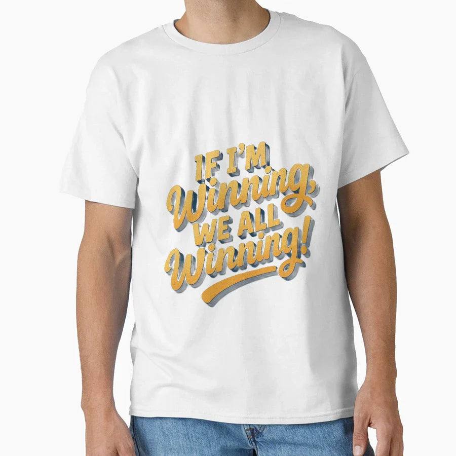 Winning T-Shirt - Casual Everyday Wear Men Women