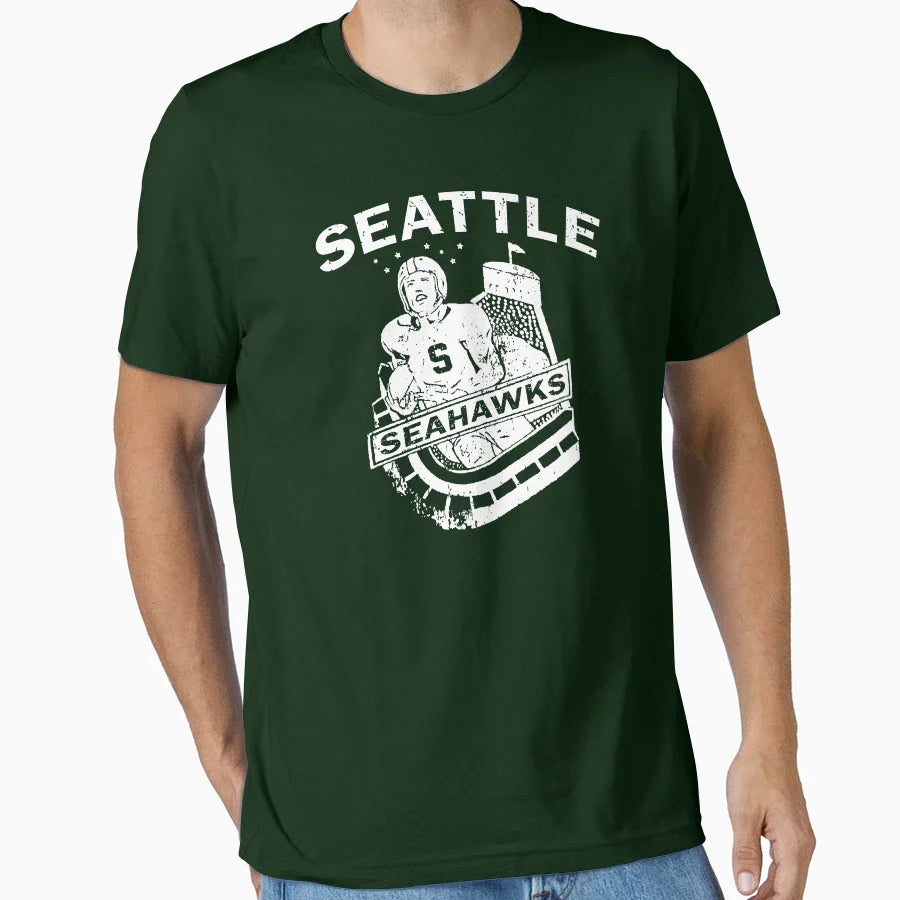 Seattle Seahawks T-Shirt - Casual Everyday Wear Men Women