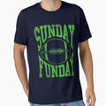 Sunday Funday Football T-Shirt - Casual Everyday Wear Men Women