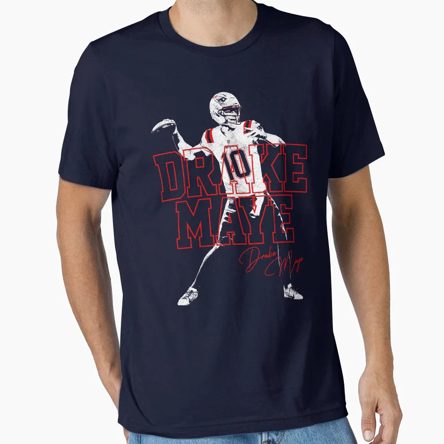 Drake Maye T-Shirt - Streetwear Style Men Women