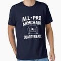 All Pro Armchair Quarterback T-Shirt - Minimalist Print for Adults