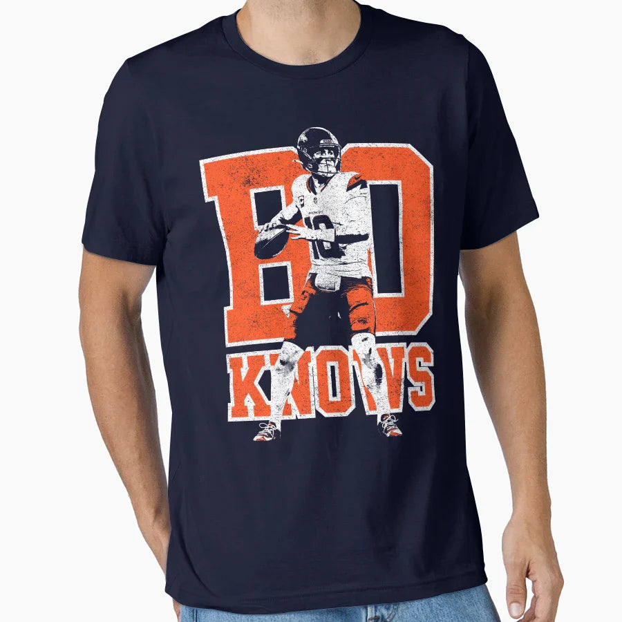 Bo Knows Bo Nix T-Shirt - Novelty Apparel Men Women