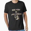 See You Las Vegas American Football Nfl T-Shirt - Minimalist Print Unisex