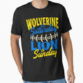 Wolverine Saturday Lion Sunday T-Shirt - Fun Novelty Design for Adults