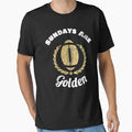 Trending Football Sundays Are Golden T-Shirt - Novelty Apparel for Adults