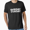 Sunday Funday T-Shirt - Graphic Print for Adults