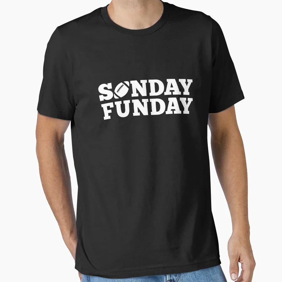 Sunday Funday T-Shirt - Graphic Print for Adults