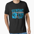 Sunday Funday Football Helmet T-Shirt - Trendy Graphic Unisex