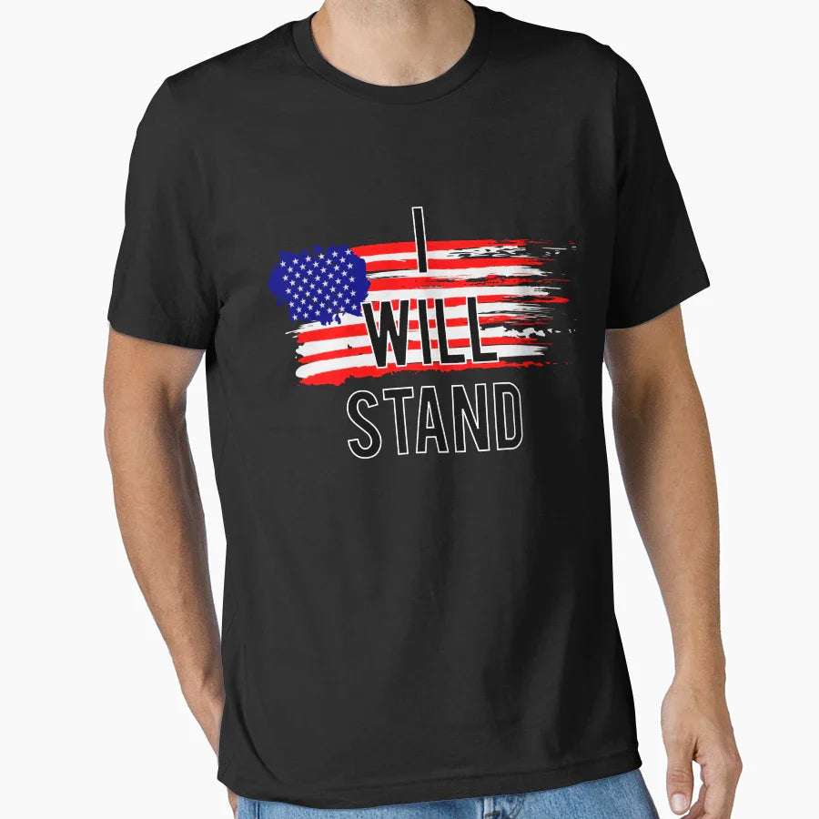 I Will Stand T-Shirt - Unique Graphic Men Women