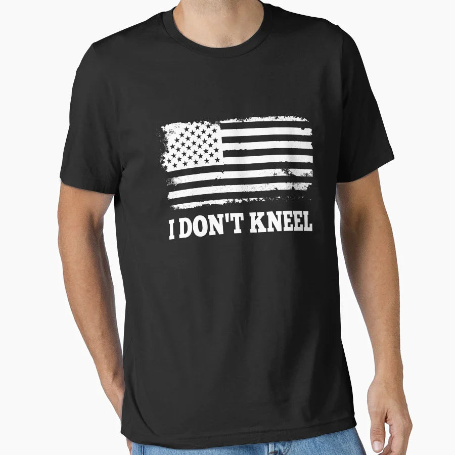I Dont Kneel T-Shirt - Minimalist Print for Adults