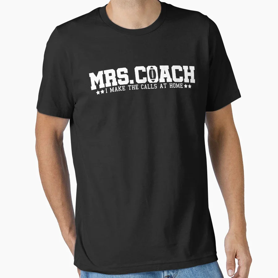 Mrs Coach T-Shirt - Aesthetic Graphic for Adults