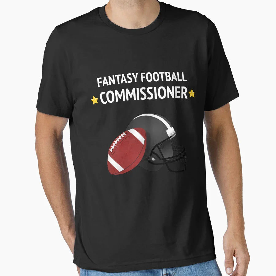 Fantasy Football Commissioner T-Shirt - Aesthetic Graphic for Adults