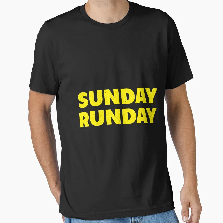 Sunday Runday T-Shirt - Custom Art Print for Adults