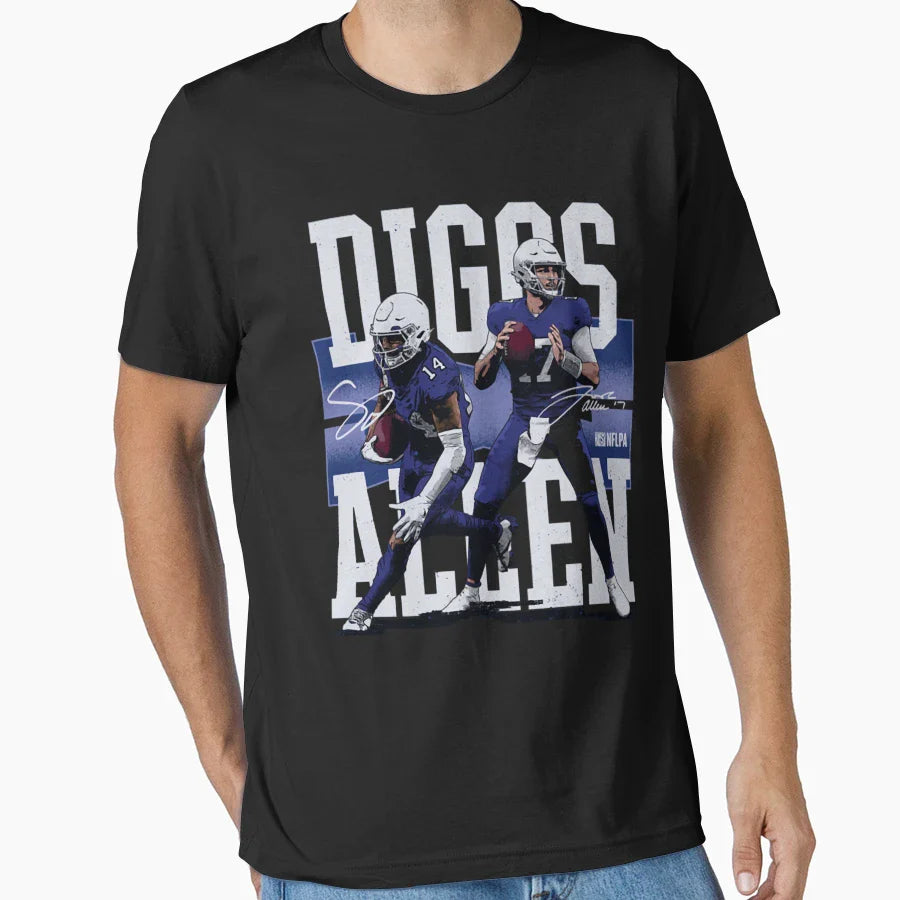14 Player Quarterback Sports T-Shirt - Fun Novelty Design for Adults