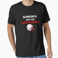 Sundays Are Football T-Shirt - Graphic Print for Adults