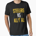 Steelers Vs All Yall T-Shirt - Graphic Print Unisex