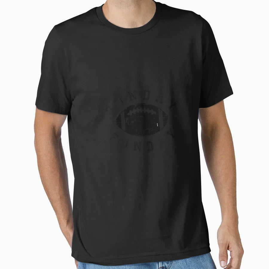 Football Game Day Sunday Funday T-Shirt - Novelty Apparel for Adults