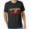 Over Middle To George Nobrand Mens T-Shirt - Trendy Graphic for Adults