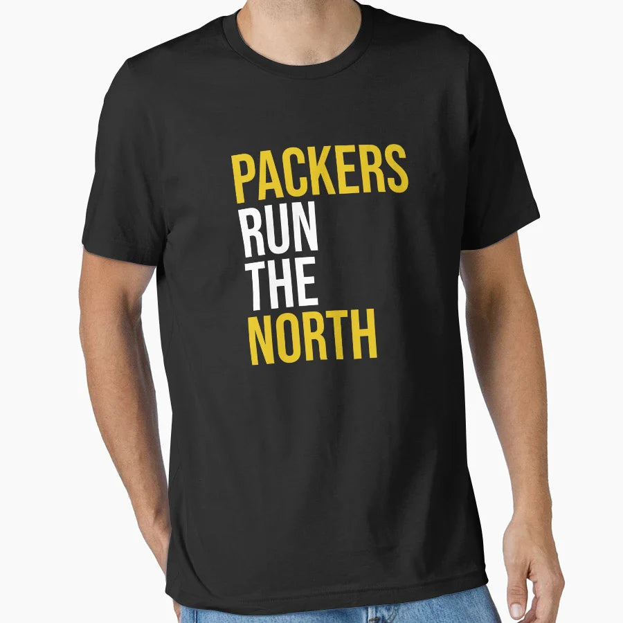 Packers Run North T-Shirt - Fun Novelty Design Men Women
