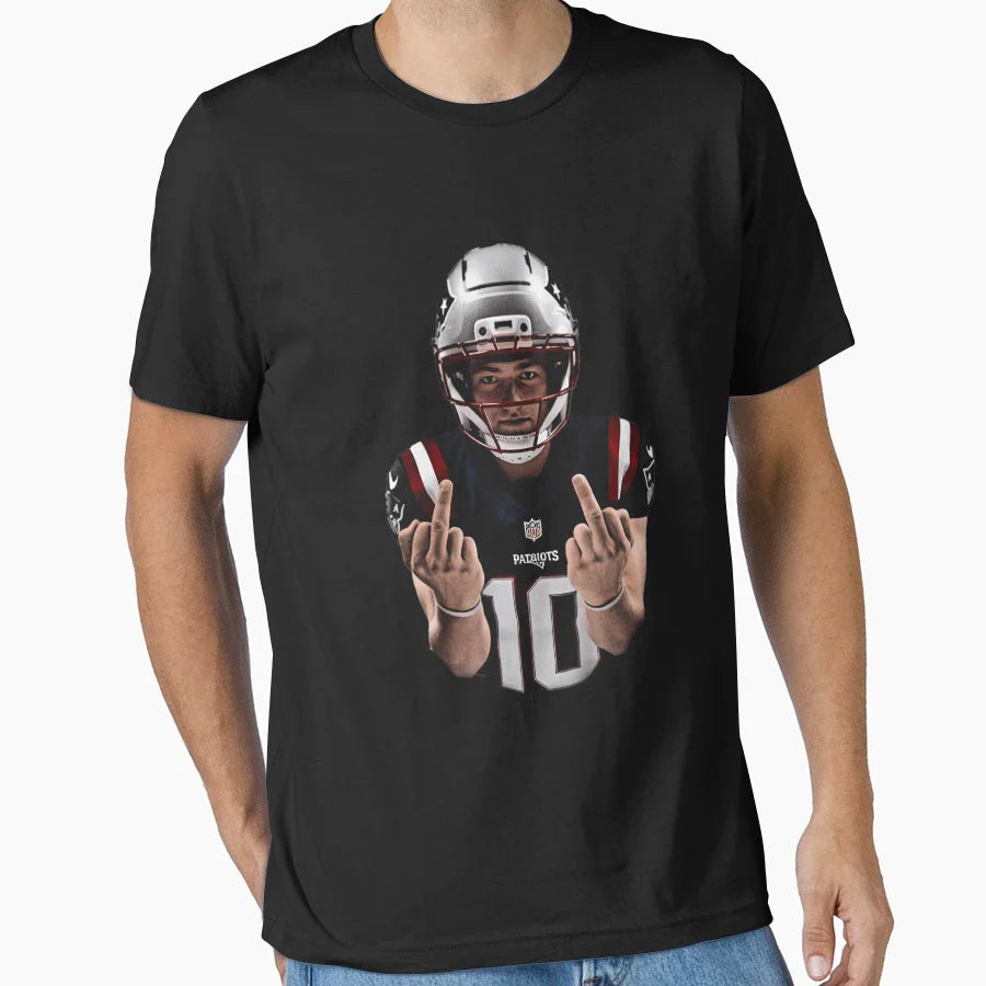 Drake Maye Nfl Player T-Shirt - Aesthetic Graphic Men Women