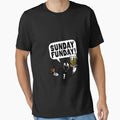Sunday Funday Football T-Shirt - Casual Everyday Wear for Adults