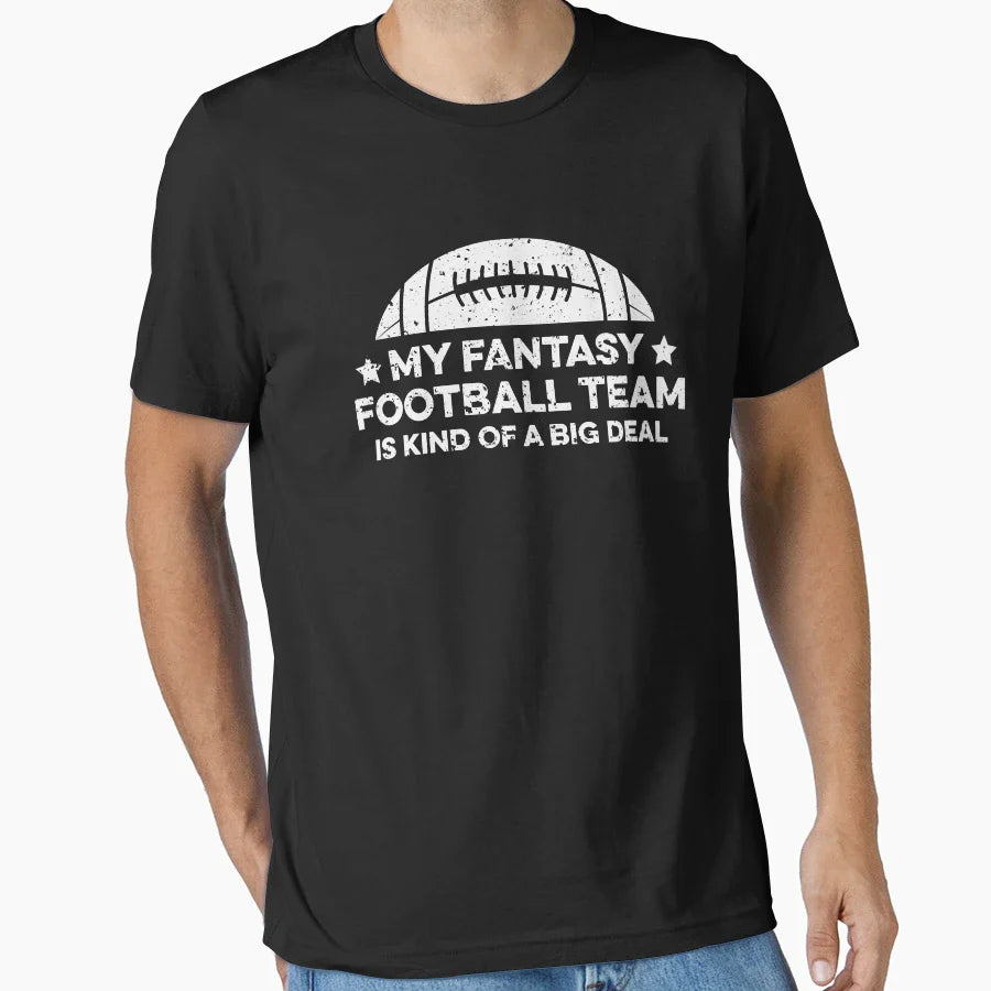 My Fantasy Football Team Is Kind T-Shirt - Fun Novelty Design for Adults