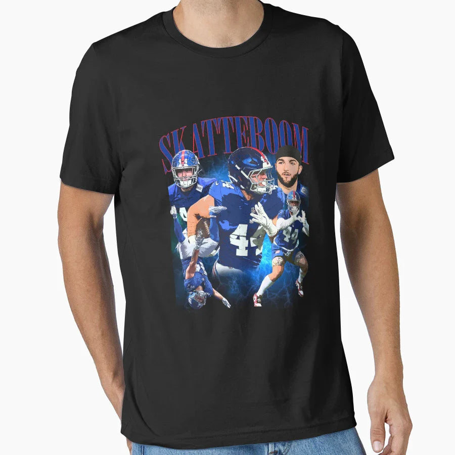 Cam Skattebo Skatteboom Ny Giants T-Shirt - Graphic Print for Adults
