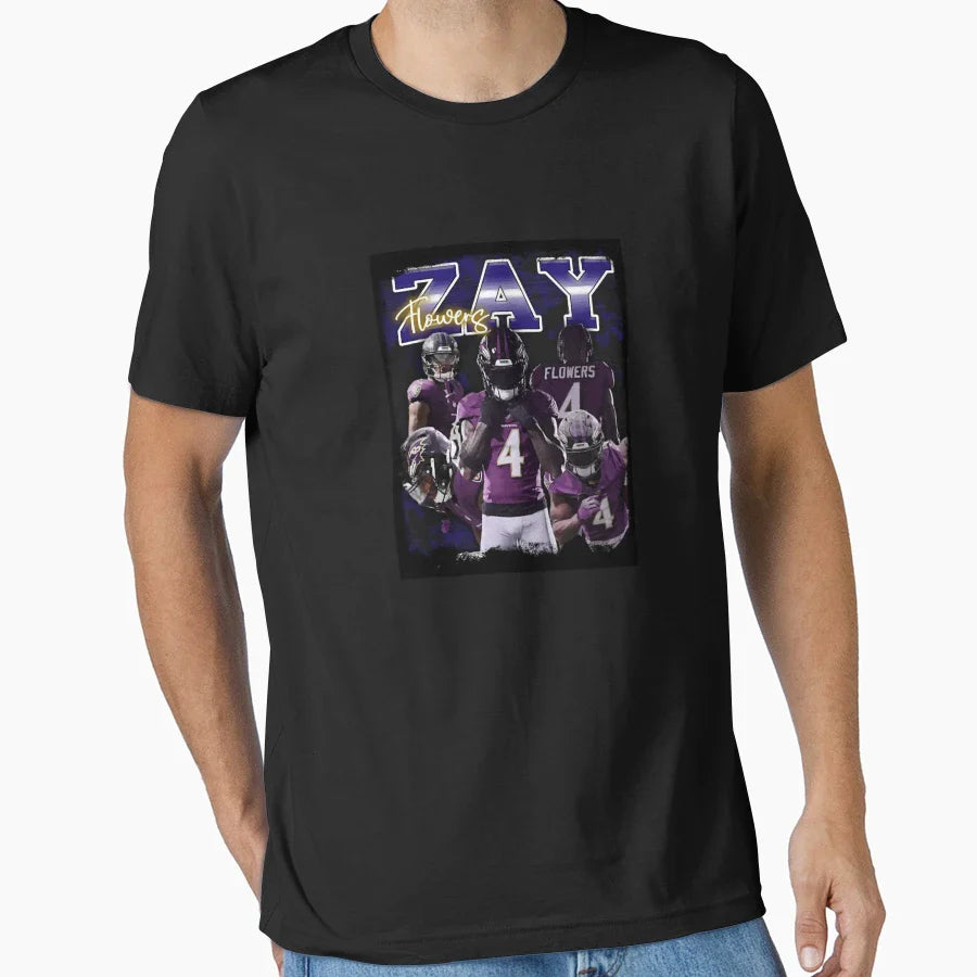 Zay Flowers T-Shirt - Custom Art Print Unisex