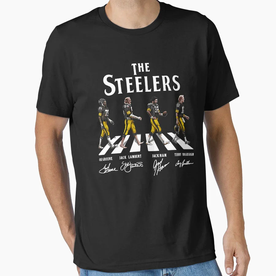 Steelers Abbey Road T-Shirt - Custom Art Print for Adults